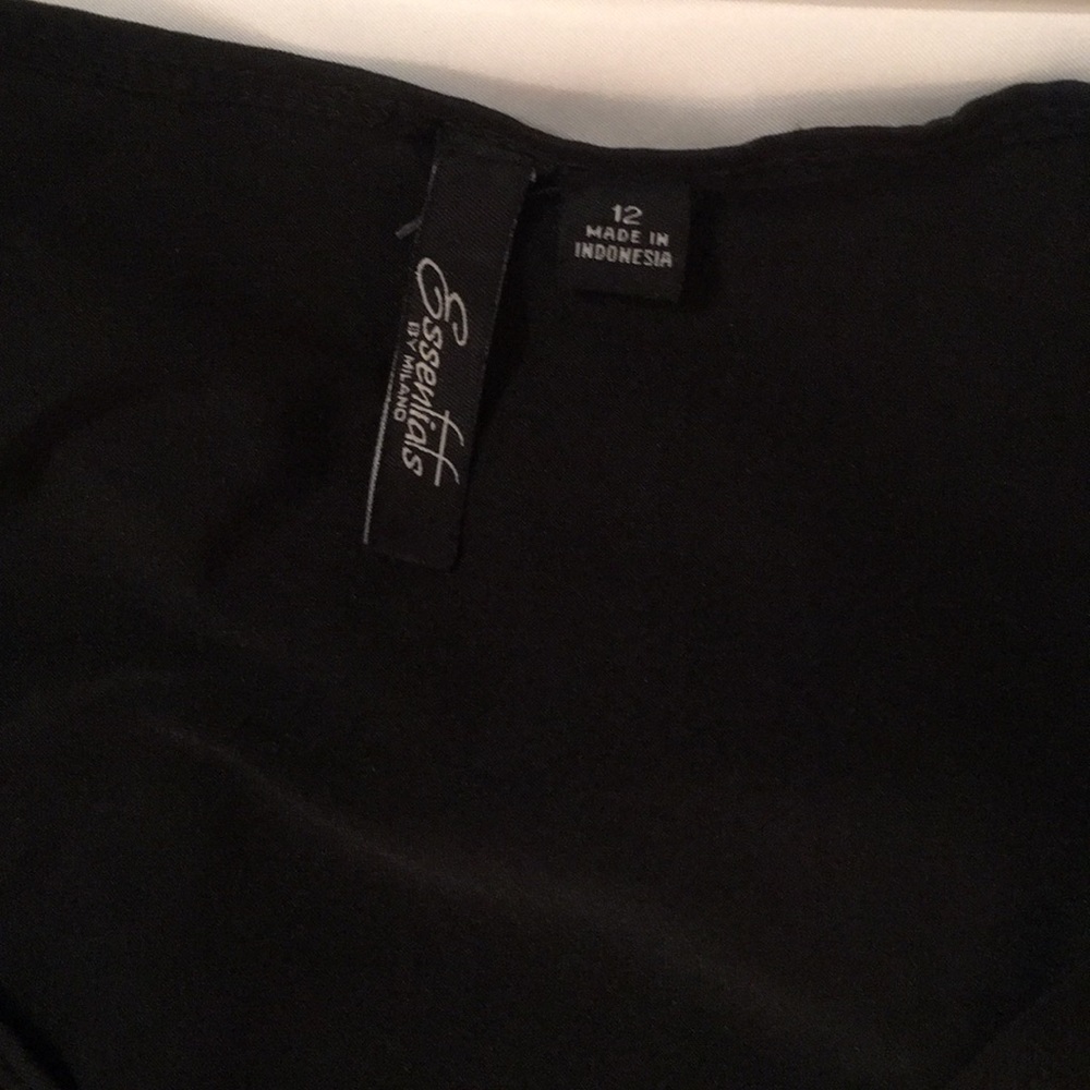 Essentials Black Jacket, Size 12. - image 4